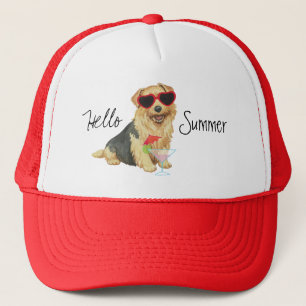 Summer Norfolk Terrier Trucker Hat