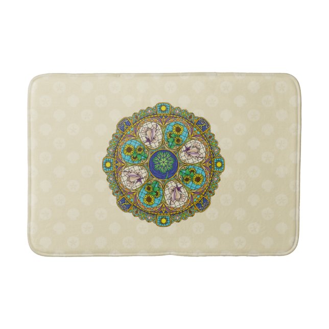 Summer Nouveau Bath Mat (Front)
