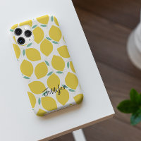 Summer Novelty Lemon-Patterned Personalized
