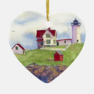 summer nubble ceramic ornament