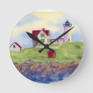 summer nubble round clock