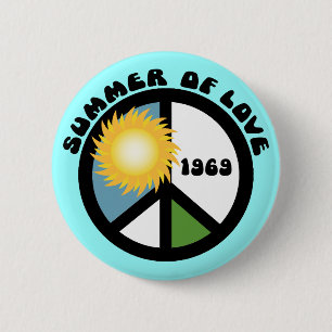 Summer of Love 69 2 Inch Round Button