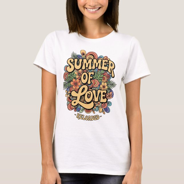 Summer of Love Reloaded Floral Tee (Front)
