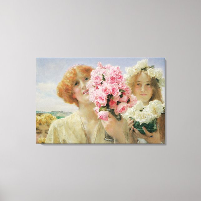 Summer Offering by Sir Lawrence Alma-Tadema Canvas Print (Front)