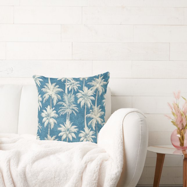Summer on the Beach Throw Pillow (Couch)