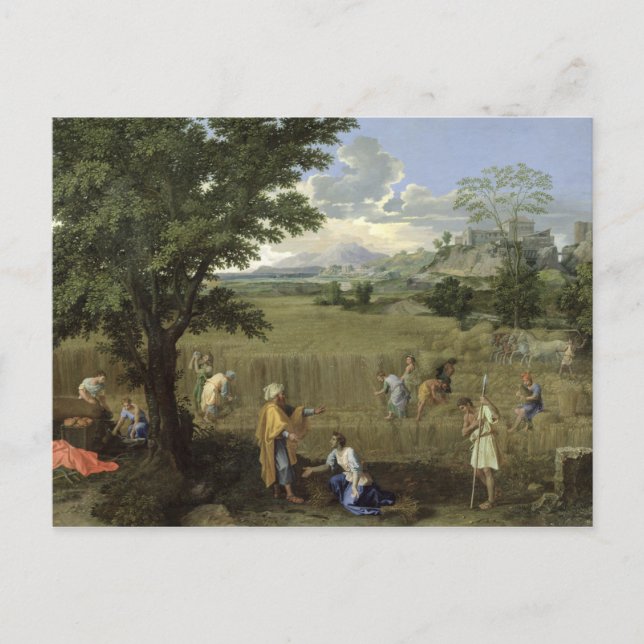 Summer, or Ruth and Boaz, 1660-64 Postcard (Front)