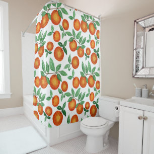 Summer Oranges Citrus Watercolor Fruit Pattern