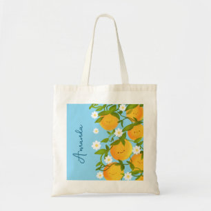 Summer Oranges Tree Garden Tote Bag