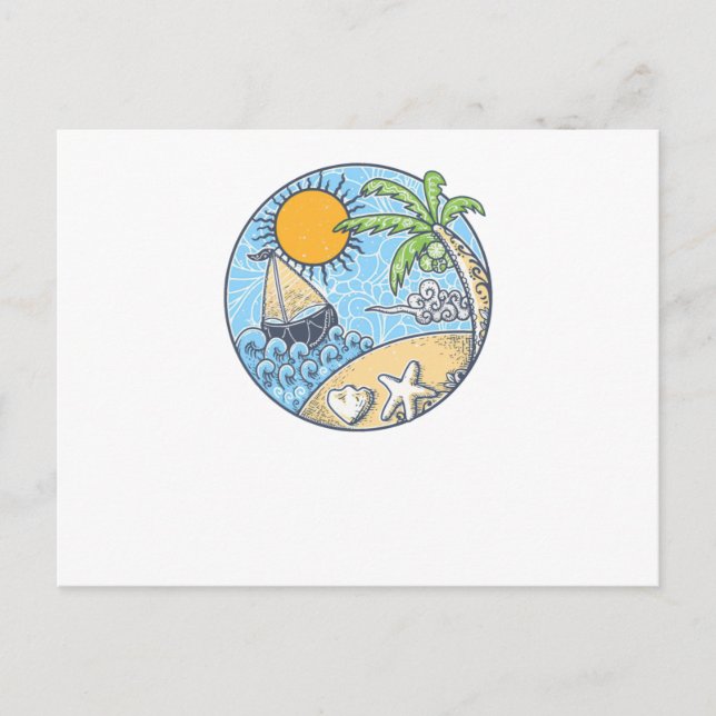 Summer Ornament Postcard (Front)