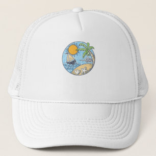 Summer Ornament Trucker Hat