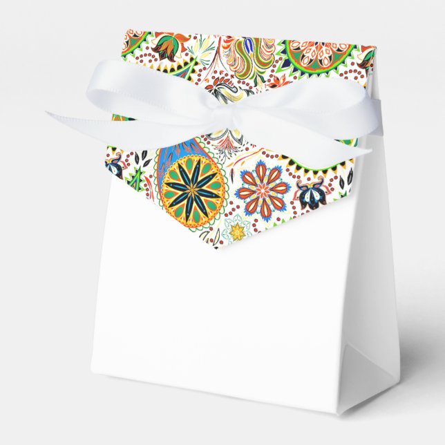 Summer paisley favor box (Front Side)