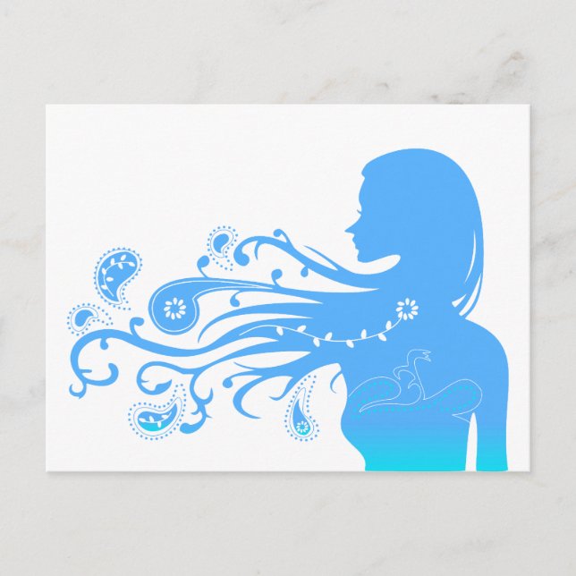 summer paisley postcard (Front)