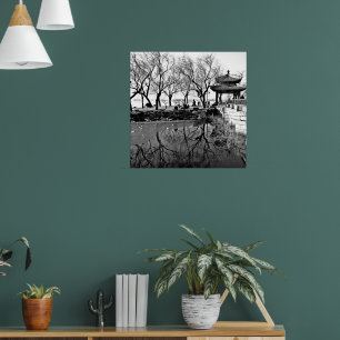 Summer Palace B&W Poster