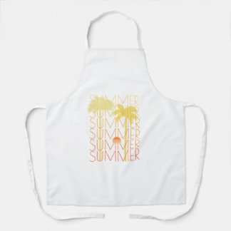 Summer Palm Tree Apron