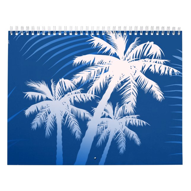 Summer palm trees calendar (Cover)