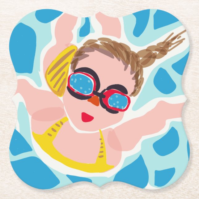 Summer Paper Coaster (Front)