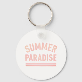 Summer Paradise T-Shirt - Pastel Styl Keychain