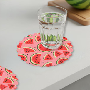 Summer Party Cardboard Coasters - Set of 6