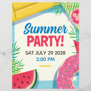 Summer Party Event Flyer