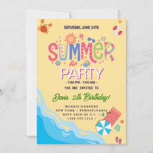 Summer Party Invitation