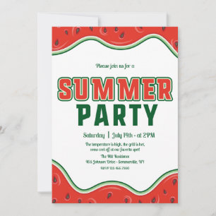 Summer Party Invitation