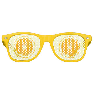 Summer Party Orange Citrus Fruit Slice Retro Sunglasses
