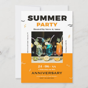 Summer Party Trendy Invitation