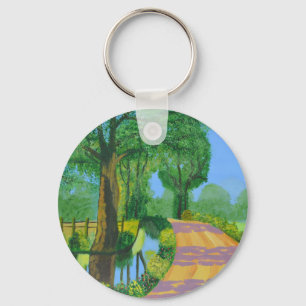 Summer Path Keychain