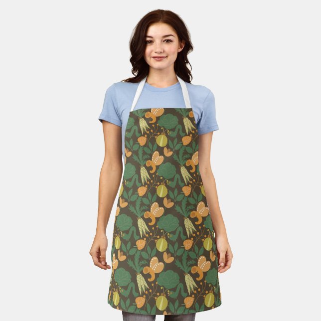 Summer Pattern Apron (Worn)