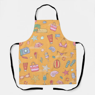 Summer pattern apron