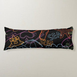 Summer pattern body pillow