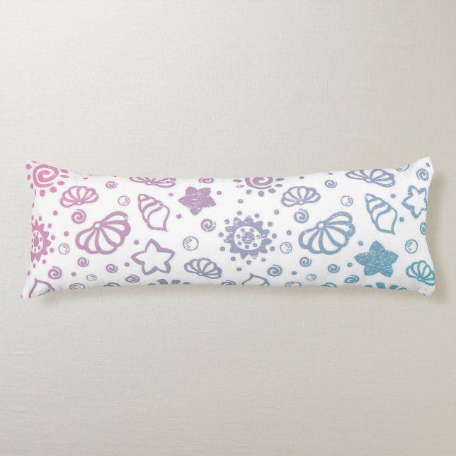 Summer pattern body pillow (Front)