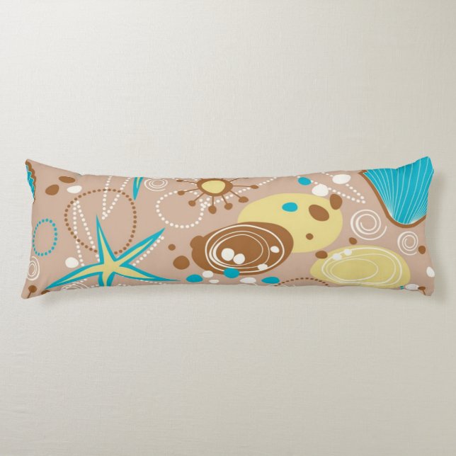 Summer pattern body pillow (Front)