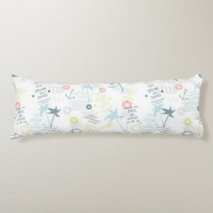 Summer pattern body pillow