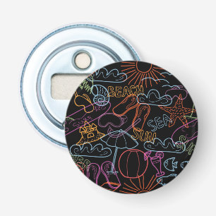 Summer pattern bottle opener