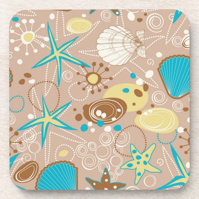 Summer pattern coaster (Front)