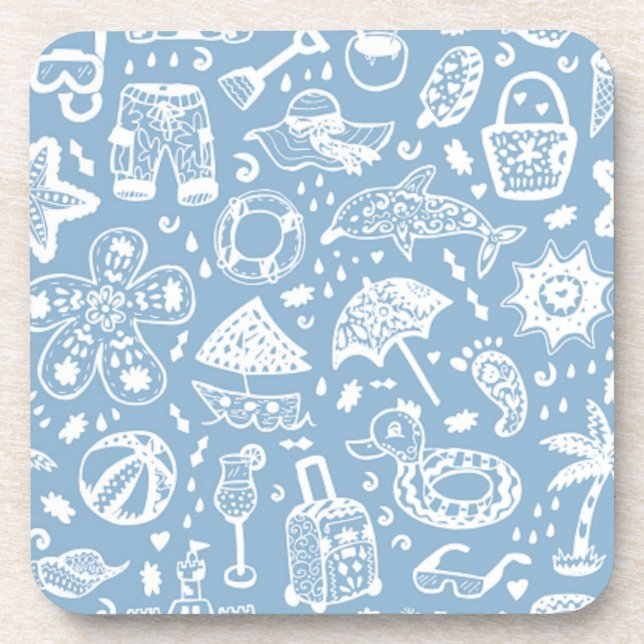 Summer pattern coaster (Front)
