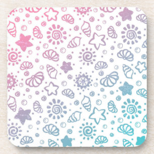 Summer pattern coaster