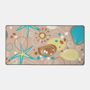 Summer pattern desk mat