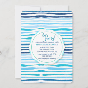 Summer Pattern Invitation