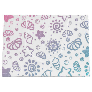 Summer pattern large gift bag