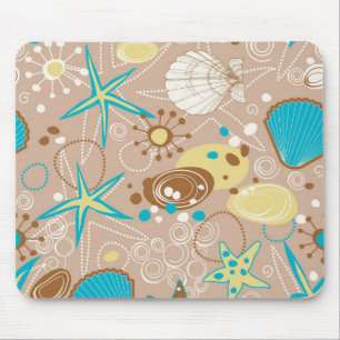 Summer pattern mouse pad