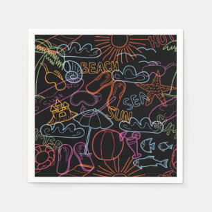 Summer pattern napkin