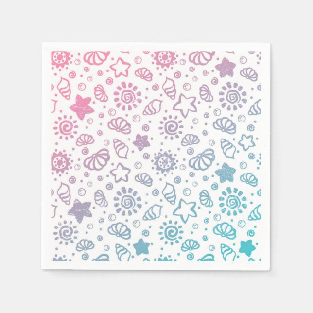 Summer pattern napkin (Front)