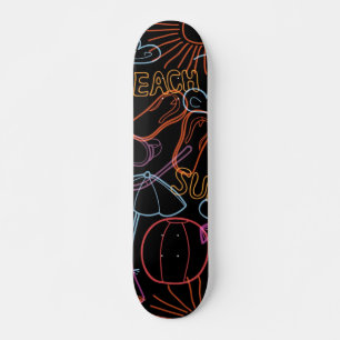 Summer pattern skateboard