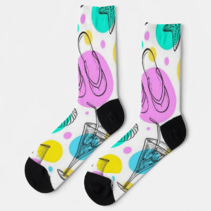 Summer pattern socks