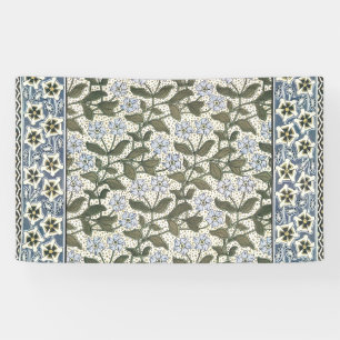 Summer Periwinkle Flower Pretty Elegant Floral Banner