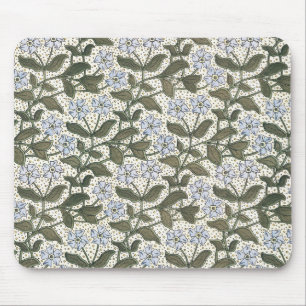 Summer Periwinkle Flower Pretty Elegant Floral Mouse Pad