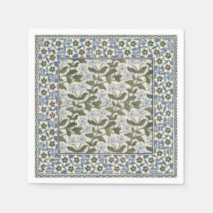 Summer Periwinkle Flower Pretty Elegant Floral Napkin