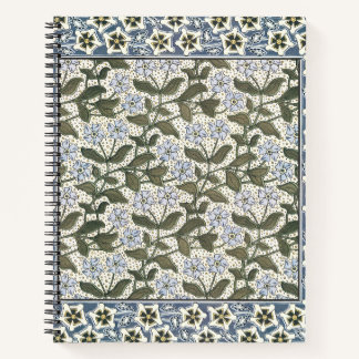 Summer Periwinkle Flower Pretty Elegant Floral Notebook